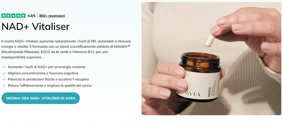 NAD+ Vitaliser Avea Life